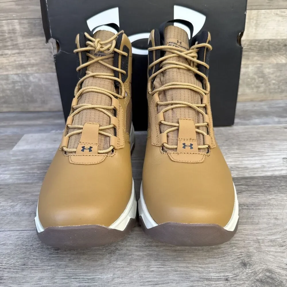 Under Armour Stellar G2 6” Tactical Boots Coyote Brown Size 9 New 3025578-200